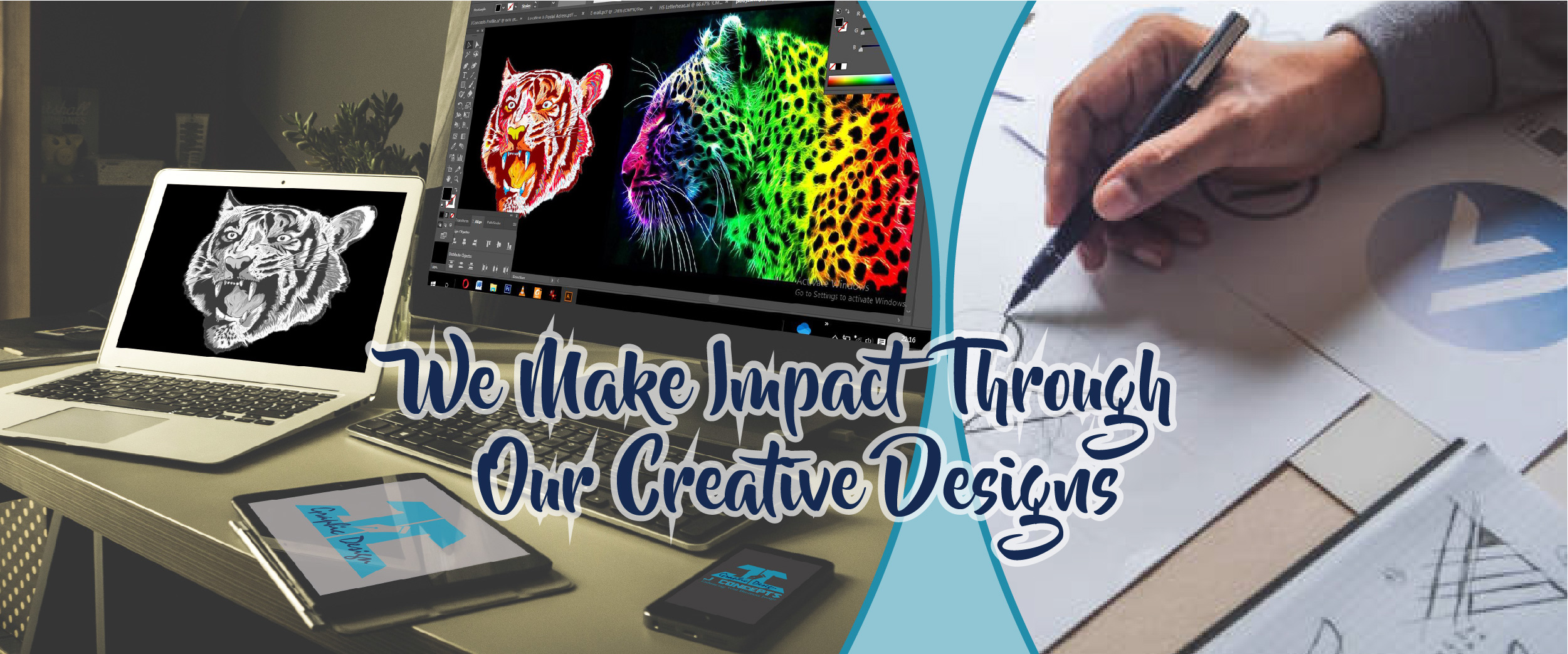 We Make Impact Through Our Creative Designs