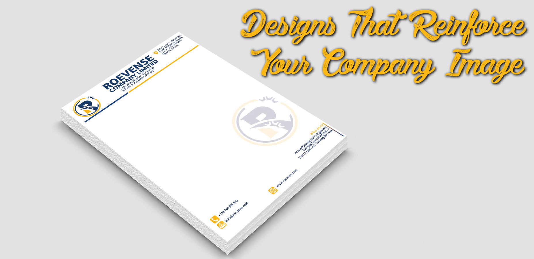 Designs That Reinforce Your Company Image